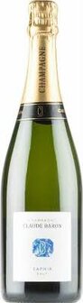 Champagne Claude Baron Cuv&eacute;e 'Saphir' Brut 1/2 (37.5 cl)